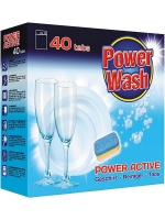 Power Wash таблетки для посудомоечных машин, 40 штук