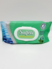 Salfeti салфетки влажные антибактериальные 72 шт