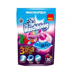 Der Waschkoning C.G. Mega Caps Color 30st жидкость для стирки цветных тканей, в капсулах