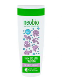 NEOBIO детский шампунь-гель для волос и тела с Био-Алоэ и Био-Календулой