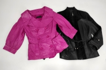 MIX MSK Куртки молодежные натуральная кожа и кожзам Экстра+Крем